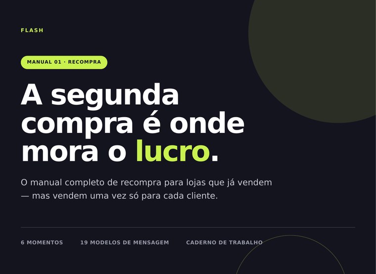 Capa do manual A Segunda Compra